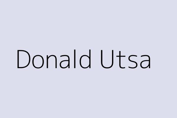 Donald Utsa